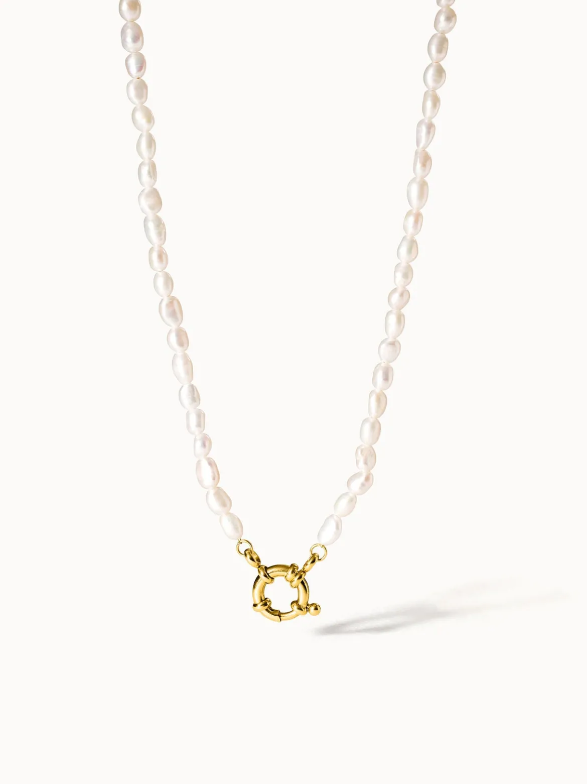 Charm Kette mit Perlen