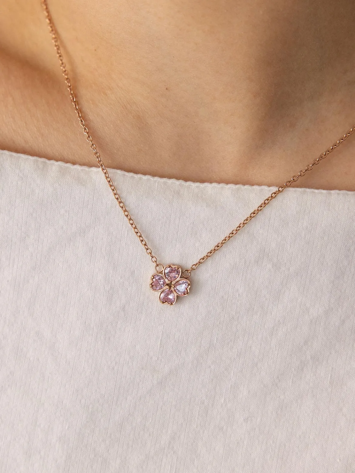 Cuore Rosé Kette