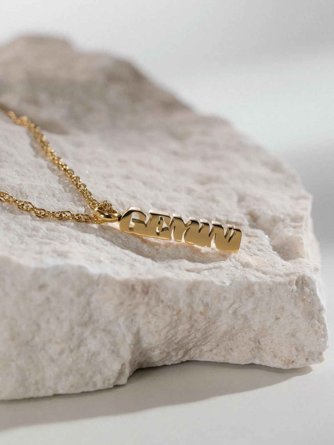 Gemini Letter Charm