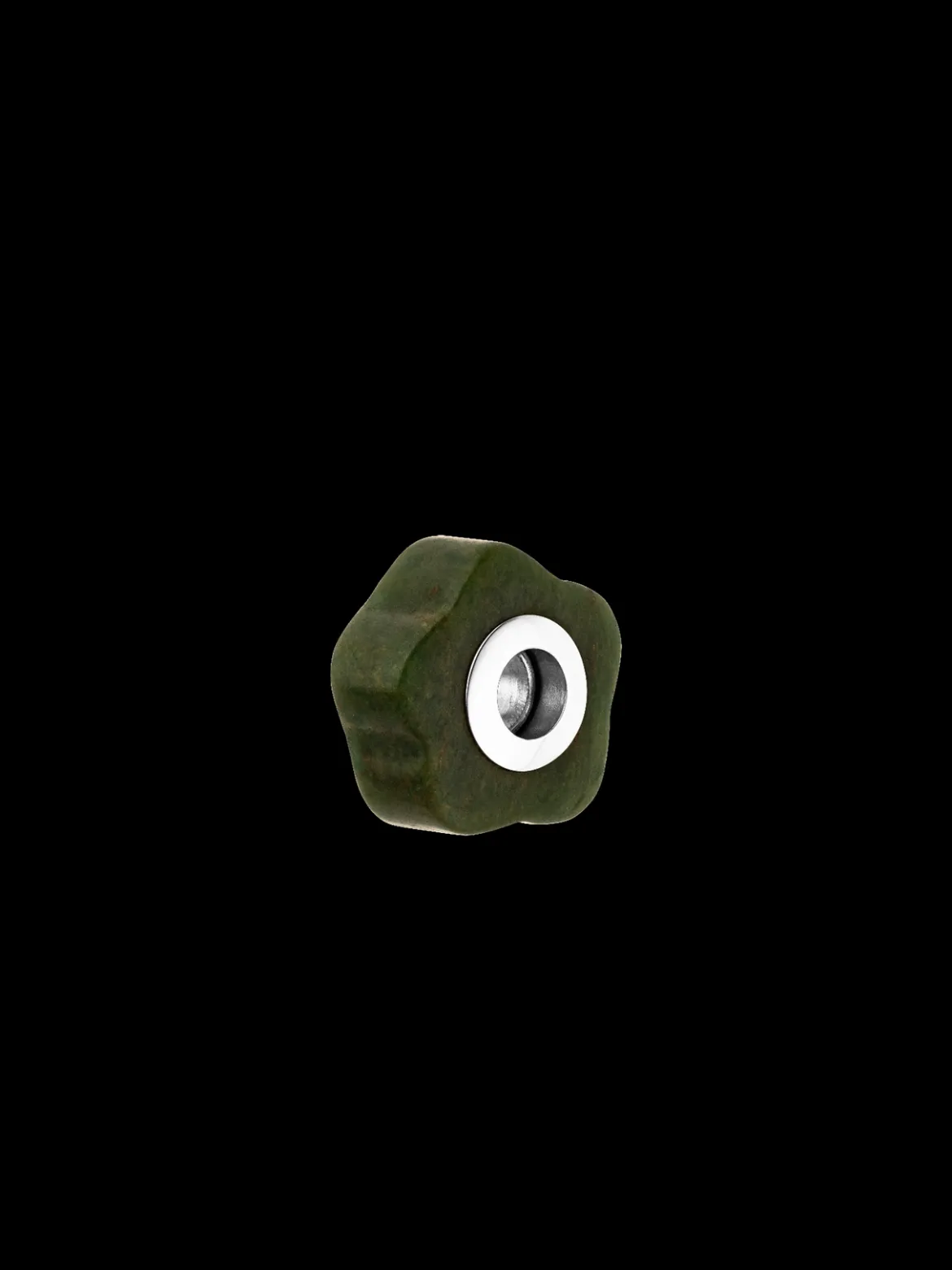 LEI Jade Flower Charm