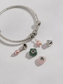 LEI Jade Flower Charm