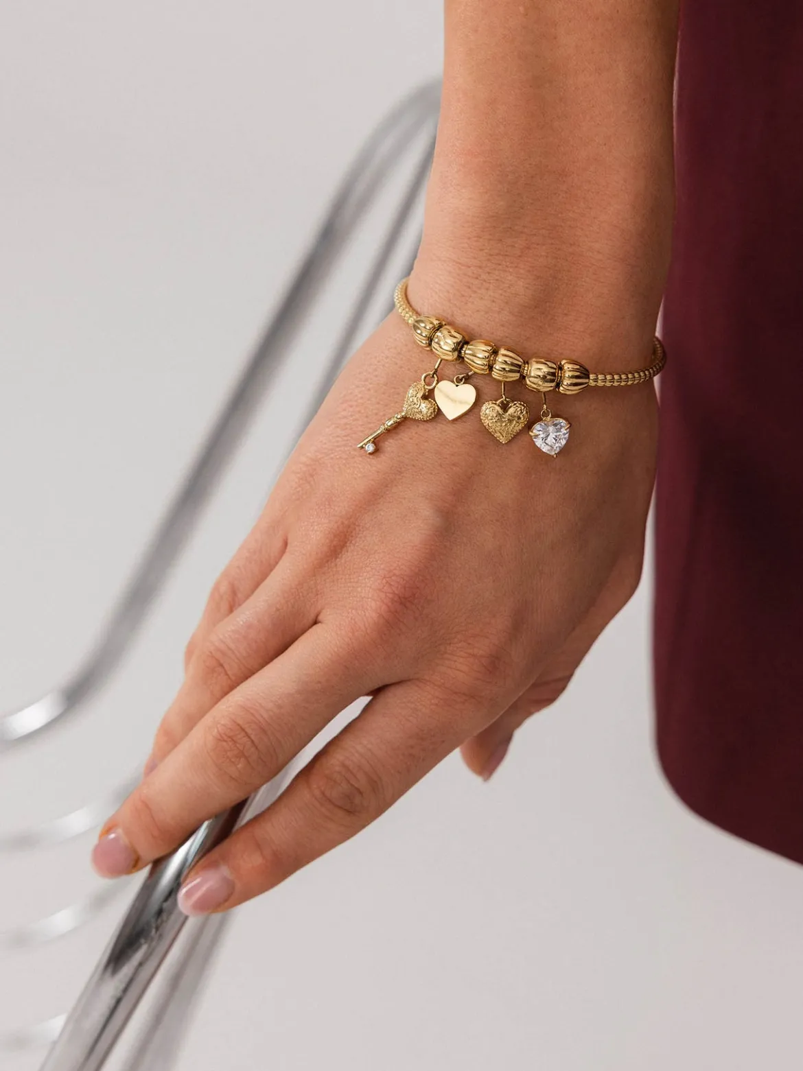 LEI Vintage Herz Charm