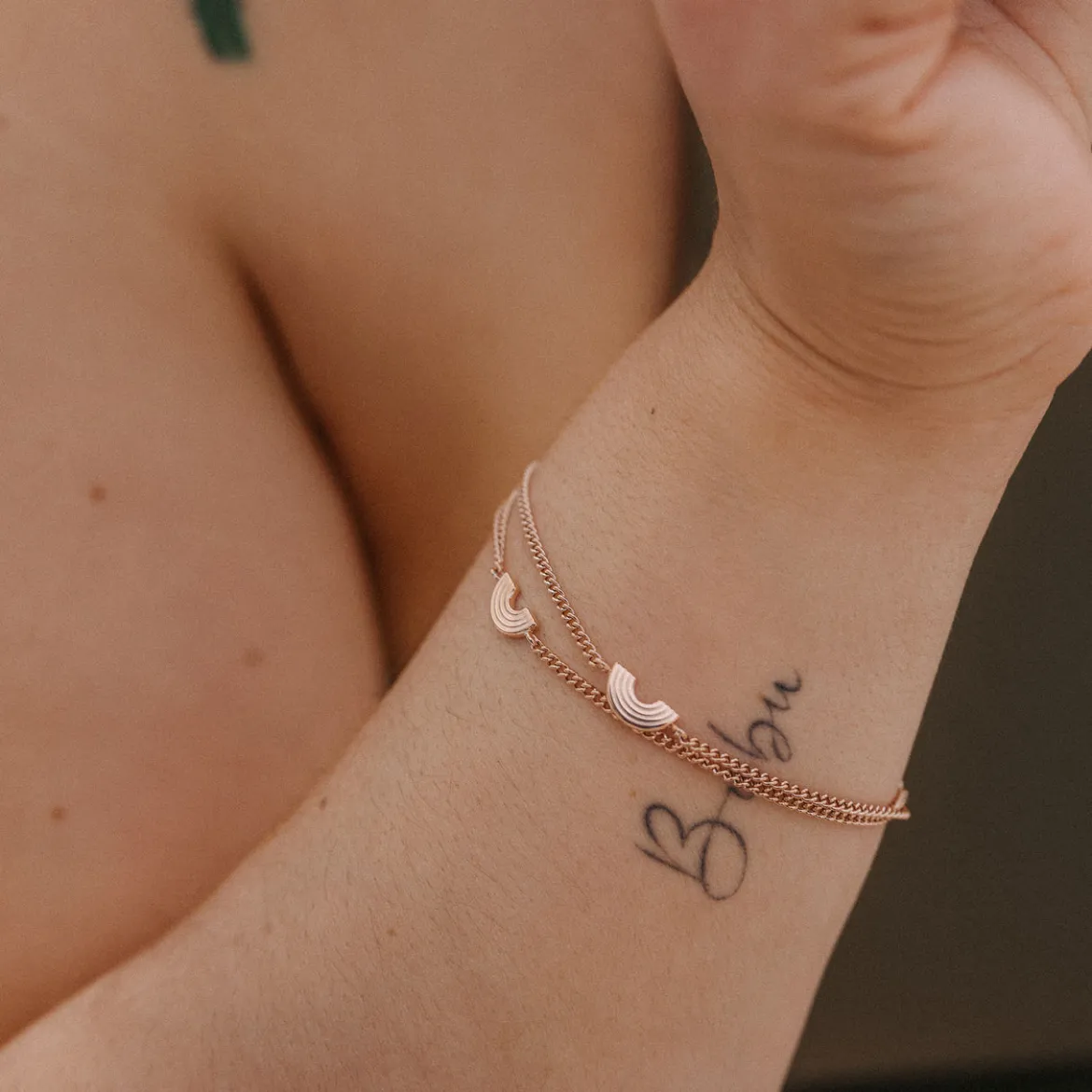 Rainbow Love Partner Armband Set