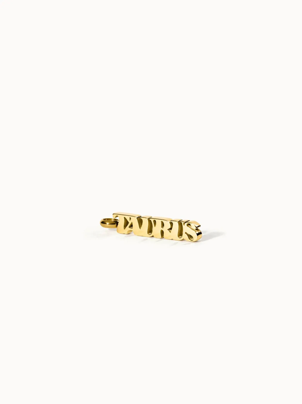 Taurus Letter Charm
