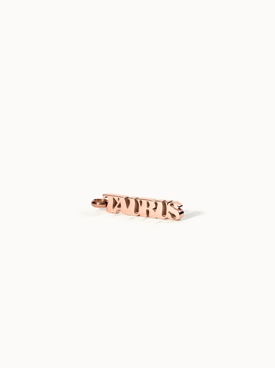 Taurus Letter Charm