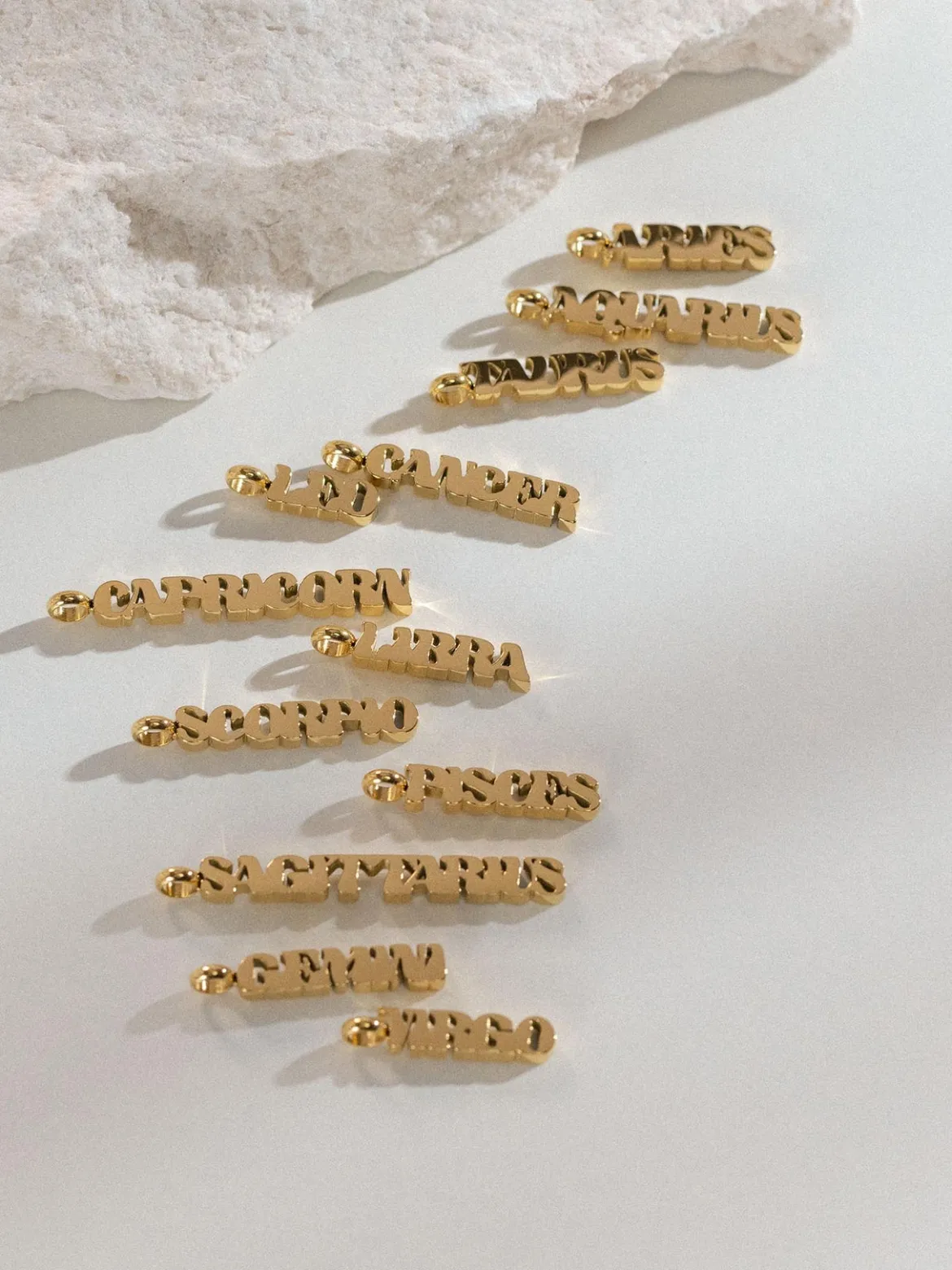 Taurus Letter Charm