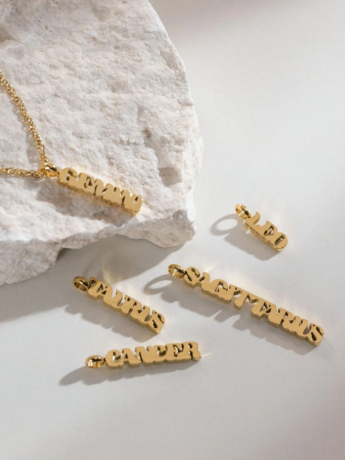 Taurus Letter Charm